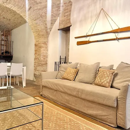 Kalma Brick Arched Loft At Castello Cagliari