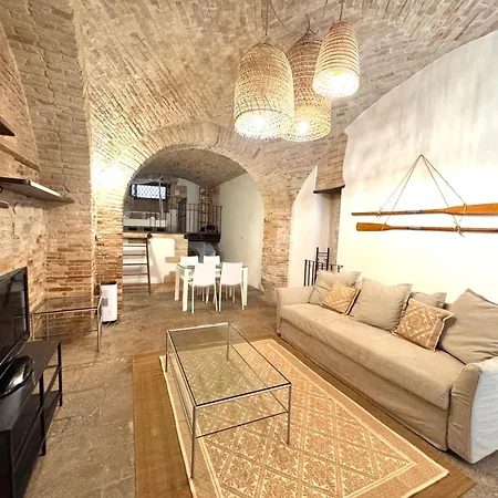 Kalma Brick Arched Loft At Castello Appartement *